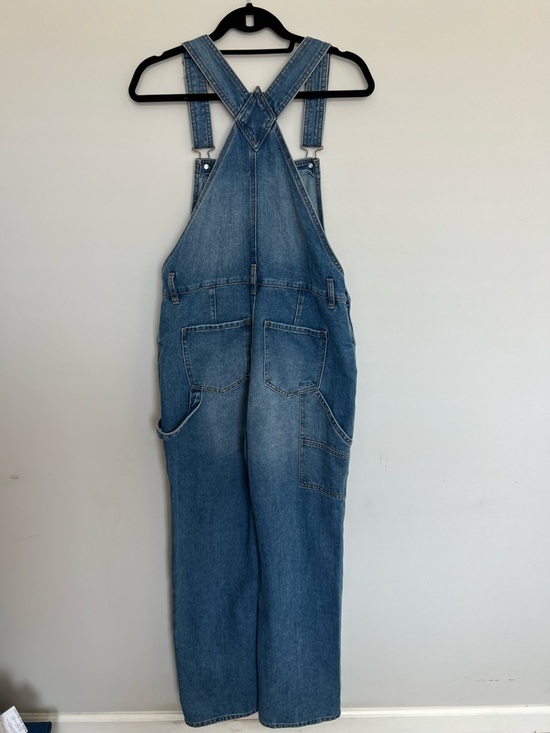 Fashion Nova NO LIMITS SEAMED UTILITY
DENIM OVERALLS NWT Size S - Picture 5 of 9